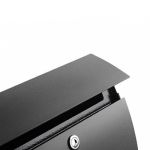 Casuta postala antracit cu ferestre din plastic Santiago DMC 2