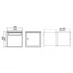 Casuta postala reglabila cu incuietoare cilindrica Tierra Inox BOB 5