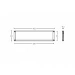 Compartiment depozitare plicuri si reviste cu forma dreptunghiulara Agua FOR 2