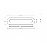 Compartiment pentru introducere corespondenta din otel inoxidabil Gomez FOR 2