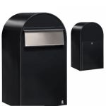 Cutie postala din otel inoxidabil cu montare pilon Negro InoxDoor BOB 6