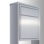 Cutii postale din inox cu suport inclus si gauri pentru fixare Cosio Inox IOS