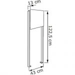 Cutii postale din otel inoxidabil livrate cu doua chei Parras Inox IOS 3