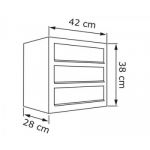Set casute postale cu capac din inox si suport inclus Nayrit InoxDoor IOS 6