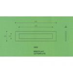 Slot corespondenta inox cu montare pe usa Palacio FOR 2