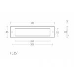 Slot pentru corespondenta din nichel Catarina FOR 2