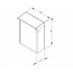 Casuta expediere mesaje postale cu blocare prin lacat Dowd MEF 3