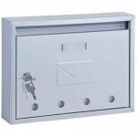 Casuta mesaje postale din inox pentru exterior Aladia Inox ROT 2