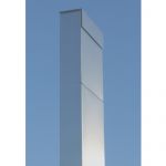 Casuta postala din otel inoxidabil cu capacitate ridicata de stocare Arriga Inox IOS 2