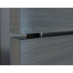 Casuta postala din stejar si inox satinat pentru stocare corespondenta Pessa KEI 3