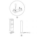 Casuta postala fabricata din otel inoxidabil pentru case tip duplex Grande Inox IOS 4