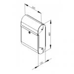 Casuta servicii postale cu amplasare multipla Dylan MEF 3