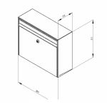 Casute postale blocabile montare pe peretele exterior al casei sau pe pilon Hart MEF 6