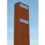 Cutie postala de exterior de capacitate mare Grande InoxDoor IOS 5