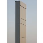 Cutii postale autonome cu doua compartimente separate pentru corespondenta Dublas IOS 2