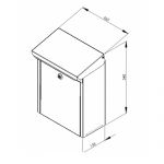 Cutii servicii postale cu dimensiuni mici si volum redus Greene MEF 5