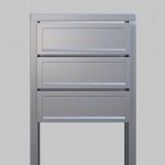 Casuta postala pentru corespondenta cu trei compartimente pentru case si blocuri Lantana IOS 2