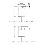 Casute postale de exterior cu trei cutii postale individuale pentru casa si bloc Waterlily IOS 7