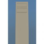 Casute postale multiple din otel acoperit cu pulbere si montare la sol Bluebell IOS 4