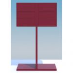 Casute postale pentru scari de bloc cu 6 compartimente de corespondenta din otel Maltese IOS 5