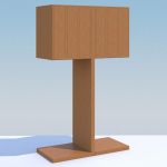 Casute postale pentru scari de bloc si apartamente cu 6 sloturi si fixare la sol Wishbone IOS 4