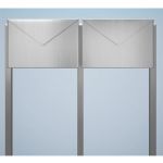 Cutie postala din inox de exterior pentru doi utilizatori Hardy IOS 2