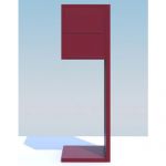 Cutie postala dubla cu picior de sustinere si montare la sol Vinca IOS 2