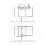 Cutii postale pentru case cu doua compartimente pentru corespondenta postala Solidago IOS 7