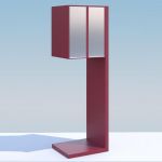 Cutii duble pentru corespondenta postala realizate din otel cu clapete din inox Muscari IOS 3