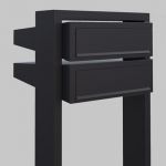 Cutii postale duble pentru doi utilizatori de case si apartamente Kaffir IOS 2