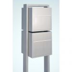 Cutii postale pentru case si blocuri Asteracea IOS cu suport si materiale de fixare incluse 2