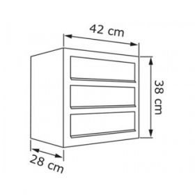 Cutii postale pentru apartamente cu stativ de sustinere inclus Nayrit IOS 6