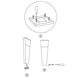 Casuta postala triunghiulara de exterior cu usa din inox Palizada InoxDoor IOS 6