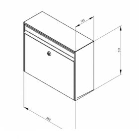 Casute postale blocabile montare pe peretele exterior al casei sau pe pilon Hart MEF 6