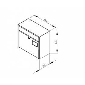 Casute postale design clasic garantie la rugina de 12 ani Vance MEF 3