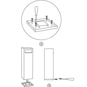 Cutie postala pentru apartamente cu montare detasata Dublas InoxDoor IOS 8