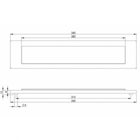 Slot plicuri din inox cu clapeta frontala realizata din zirconiu Coapilla BRE 3