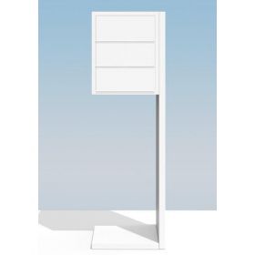 Casute postale de exterior cu trei cutii postale individuale pentru casa si bloc Waterlily IOS 4