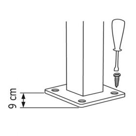 Casute postale realizate din inox cu doua compartimente pentru corespondenta Allium IOS 3