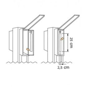 Cutie postala din inox pentru exteriorul caselor Erigeron IOS 3