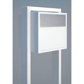 Cutii postale de exterior cu clapeta din inox si suport inclus Lobelia IOS 5