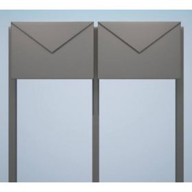 Cutii postale multiple cu compartimente separate pentru doi utilizatori Crocosmia IOS 2