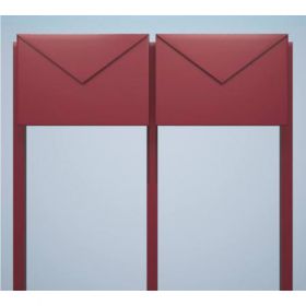Cutii postale multiple cu compartimente separate pentru doi utilizatori Crocosmia IOS 4