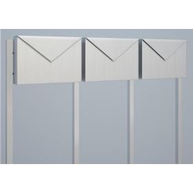 Cutii postale multiple din otel inoxidabil pentru trei utilizatori Dianella IOS