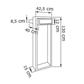 Honesty IOS - cutie pentru corespondenta postala pentru casa din material rezistent 6