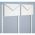 Cutii postale multiple cu compartimente separate pentru doi utilizatori Crocosmia IOS