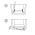 Linaria IOS - cutie postala cu patru compartimente pentru scari de bloc si casa 4